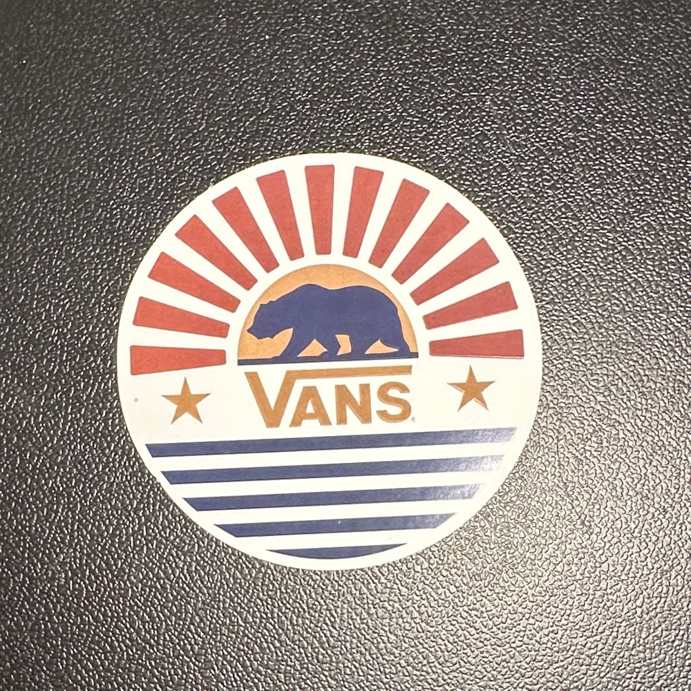 Vans Bear Sticker